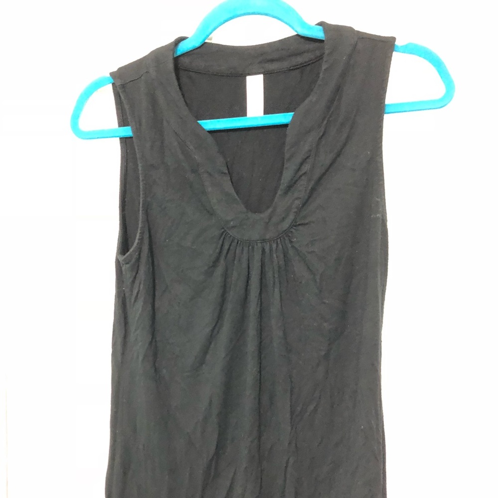 Black tank top
